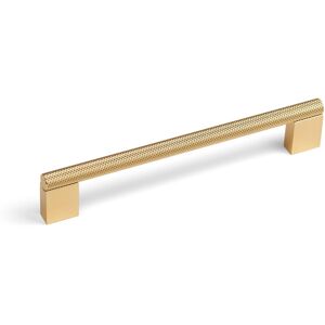 Handle & Home (160mm Handle) Brass Knurled Gold Cabinet Handle 160mm & Knob Handle & Home (160mm Handle) Brass Knurled Gold Cabinet Handle 160mm & Knob