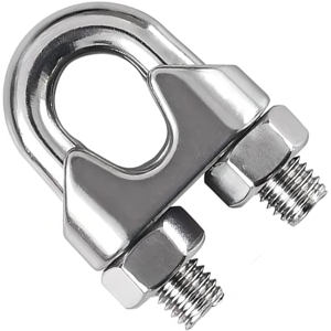 (3mm, Pack of: 10) DIYUK Wire Rope Clamp for Wire Rope Cable U Bolt Saddle Clips (3mm, Pack of: 10) DIYUK Wire Rope Clamp for Wire Rope Cable U Bolt Saddle Clips