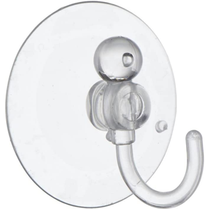 Starpack Star Pack 3 Suction Hook Clear Plastic 45MM Starpack Star Pack 3 Suction Hook Clear Plastic 45MM
