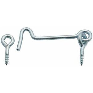 TheBigShip Gate Hook and Eye, 50mm (2 inch) - Bright Zinc Plated, Pack of 4 TheBigShip Gate Hook and Eye, 50mm (2 inch) - Bright Zinc Plated, Pack of 4