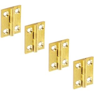 Centurion 2 Pairs of 25mm Solid Brass Butt Hinges For ModelMaking or Cabinet + Screws Centurion 2 Pairs of 25mm Solid Brass Butt Hinges For ModelMaking or Cabinet + Screws