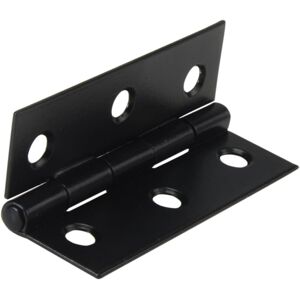 Rio Forge 75mm Butt Hinge with Powder Coated Finish - Black (Pack of 2) Rio Forge 75mm Butt Hinge with Powder Coated Finish - Black (Pack of 2)