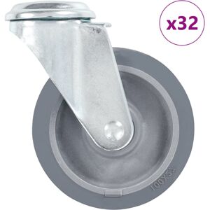 vidaXL 32 pcs Swivel Casters - Furniture & Equipment vidaXL 32 pcs Swivel Casters - Furniture & Equipment
