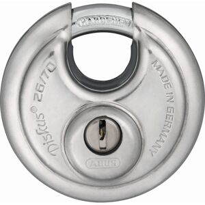 ABUS Diskus Padlock 26/70 - Weatherproof - with Drill and Pull-Protect ABUS Diskus Padlock 26/70 - Weatherproof - with Drill and Pull-Protect