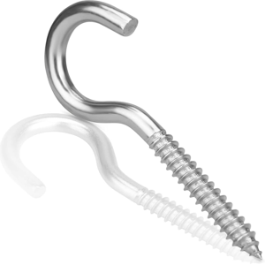 DIYUK (80mm x 6.0mm, 8) Cup Hooks Screws Ceiling Screw In Heavy Duty Wood Thread Steel DIYUK (80mm x 6.0mm, 8) Cup Hooks Screws Ceiling Screw In Heavy Duty Wood Thread Steel