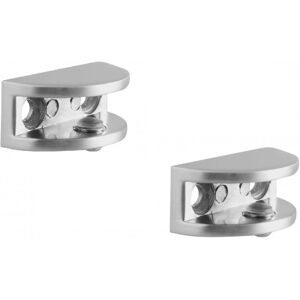Pair Adjustable Glass Shelf Support Mirror Holder Bracket Clamp MC-J63-01 of GTV Pair Adjustable Glass Shelf Support Mirror Holder Bracket Clamp MC-J63-01 of GTV