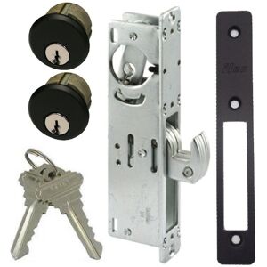 Pacific Doorware Storefront Door Mortise Lock Hook Deadbolt & Double Keyed Cylin Pacific Doorware Storefront Door Mortise Lock Hook Deadbolt & Double Keyed Cylin
