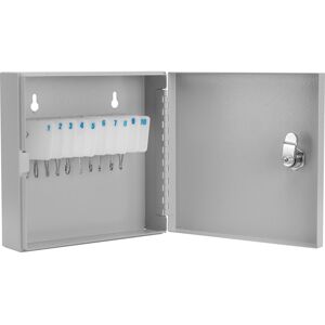 Barska Key Cabinet Lock Box with Numbered Hooks White Tags 40 Position Gray Barska Key Cabinet Lock Box with Numbered Hooks White Tags 40 Position Gray