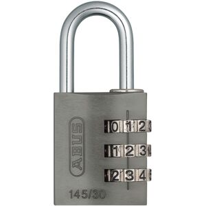 ABUS 145/30 Aluminum Black Combination Padlock ABUS 145/30 Aluminum Black Combination Padlock