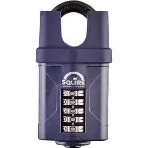 Squire Heavy Duty Padlock (CP60CS) - Toughest Closed Shackle - 5 Wheel Combinati Squire Heavy Duty Padlock (CP60CS) - Toughest Closed Shackle - 5 Wheel Combinati