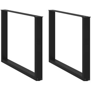 (black, 100 x (72-73) cm/ 2 pcs) vidaXL Coffee Table Legs Desk Legs Furniture Le (black, 100 x (72-73) cm/ 2 pcs) vidaXL Coffee Table Legs Desk Legs Furniture Le