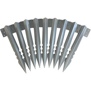 Selections Straight Railway Sleeper Brackets (Pack of 10) Selections Straight Railway Sleeper Brackets (Pack of 10)