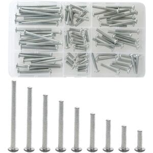 Lemiyoo M4 Door Knobs Cabinet Handles Screws,90 Pcs Machine Bolts Assorted, Fixing Handl Lemiyoo M4 Door Knobs Cabinet Handles Screws,90 Pcs Machine Bolts Assorted, Fixing Handl