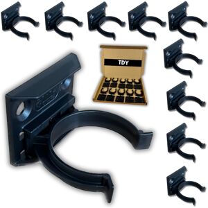 TDY Store 10 x Heavy Duty Kitchen Plinth Clips Kick Board Clips with Attaching Bracket, Bl TDY Store 10 x Heavy Duty Kitchen Plinth Clips Kick Board Clips with Attaching Bracket, Bl