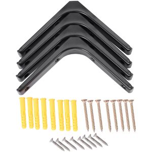 Torribaly 4 PCS Iron Wall Shelf Bracket, x Inch Heavy Duty Support Bracket Decorative Join Torribaly 4 PCS Iron Wall Shelf Bracket, x Inch Heavy Duty Support Bracket Decorative Join