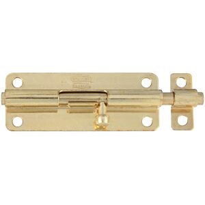 Stanley Hardware S758-340 CD1078 Barrel Bolt in Satin Brass Tone Stanley Hardware S758-340 CD1078 Barrel Bolt in Satin Brass Tone