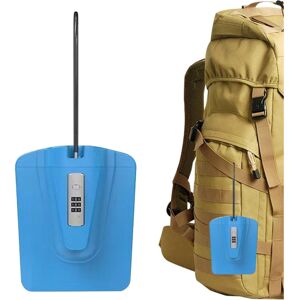 Unbranded (Blue) Travel Safe Lock Box - Small Lockable Box - Water-resistant Beach Travel Unbranded (Blue) Travel Safe Lock Box - Small Lockable Box - Water-resistant Beach Travel