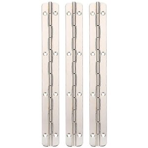 Kricely (As show, One size) 3pcs Folding Continuous Hinges 180 Degree Piano Hinge Long H Kricely (As show, One size) 3pcs Folding Continuous Hinges 180 Degree Piano Hinge Long H