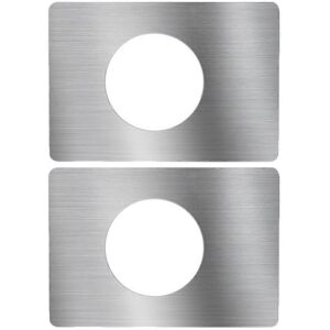 Kricely (As show, One size) 2pcs Door Reinforcement Plate Door Striker Plate Door Knob P Kricely (As show, One size) 2pcs Door Reinforcement Plate Door Striker Plate Door Knob P