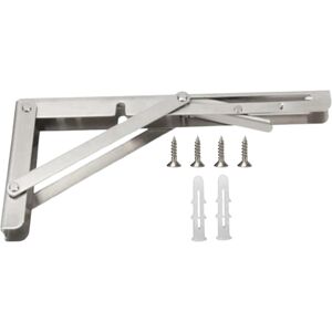 Unbranded (10 Inches) Floating RegalHardware, Folding Shelf Brackets, Stainless Steel Shel Unbranded (10 Inches) Floating RegalHardware, Folding Shelf Brackets, Stainless Steel Shel