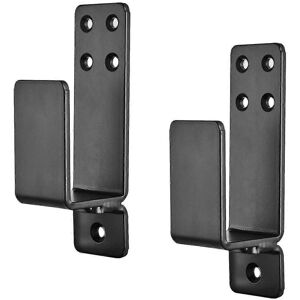 Kikidex (As show, One size) Door Barricade Brackets, Drop Open Bar Holder Security, 2x4 Kikidex (As show, One size) Door Barricade Brackets, Drop Open Bar Holder Security, 2x4