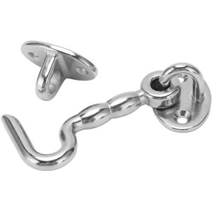 Kikidex (As show, One size) Door Latch Hook Privacy Hook with Eye Latch Heavy Duty Stain Kikidex (As show, One size) Door Latch Hook Privacy Hook with Eye Latch Heavy Duty Stain