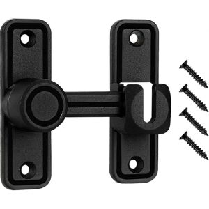 Unbranded (Silver, One size) Barn Door Lock Latch, 90 Or 180 Degree Heavy Duty Barn Hardwa Unbranded (Silver, One size) Barn Door Lock Latch, 90 Or 180 Degree Heavy Duty Barn Hardwa