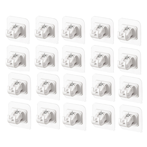 Jehiatek 20Pcs Self Adhesive Curtain Bracket Holder Rod Hooks Wall Hanging Fixed Clip Adj Jehiatek 20Pcs Self Adhesive Curtain Bracket Holder Rod Hooks Wall Hanging Fixed Clip Adj