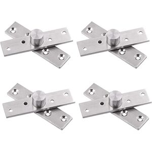 Unbranded (As show, One size) 360 Degree Hidden Rotation Door Pivot Hinges 4 PCS Pivot Hin Unbranded (As show, One size) 360 Degree Hidden Rotation Door Pivot Hinges 4 PCS Pivot Hin