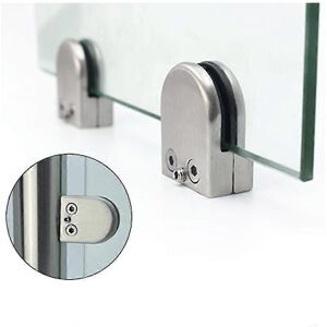 Unbranded (As show, One size) Glass Clamps 4 Stainless Steel Glass Clamps Adjustable Glass Unbranded (As show, One size) Glass Clamps 4 Stainless Steel Glass Clamps Adjustable Glass