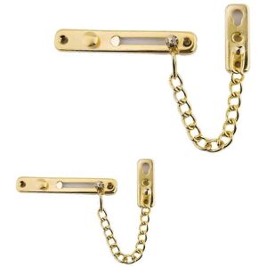 Unbranded (As show, One size) Stainless Steel Chain Door Lock 2 PackHeavy Duty Inside Door Unbranded (As show, One size) Stainless Steel Chain Door Lock 2 PackHeavy Duty Inside Door
