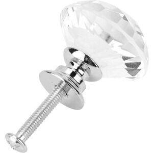 Unbranded 1PCS 30mm Diamond Shape Crystal Glass Pull Handle Cabinet Drawer Door Knob (Tran Unbranded 1PCS 30mm Diamond Shape Crystal Glass Pull Handle Cabinet Drawer Door Knob (Tran