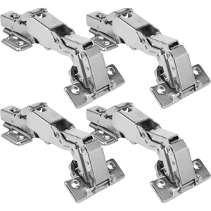 Semoic 4Pcs 180 Degree Cabinet Hinges Concealed Hydraulic Semoic 4Pcs 180 Degree Cabinet Hinges Concealed Hydraulic