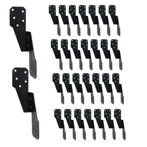 Saudism 30 Pack Heavy Duty Hurricane Ties -Coated, Straps Trusses/Rafters Ties, Tie Brac Saudism 30 Pack Heavy Duty Hurricane Ties -Coated, Straps Trusses/Rafters Ties, Tie Brac