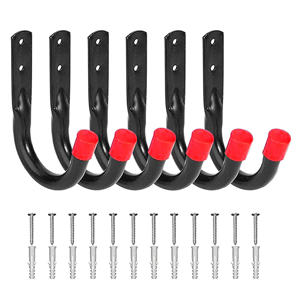 Jojomino Heavy Duty Garage Hooks for Hanging,6Pcs with Wall Anchors and Screws Jojomino Heavy Duty Garage Hooks for Hanging,6Pcs with Wall Anchors and Screws