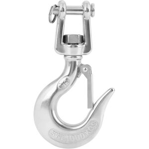 Unbranded 304 Stainless Steel Swivel Lifting Hook with Latch Unbranded 304 Stainless Steel Swivel Lifting Hook with Latch