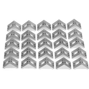 Unbranded 25pcs 4040 Aluminum L Shape Corner Bracket Right Unbranded 25pcs 4040 Aluminum L Shape Corner Bracket Right