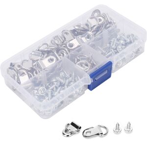 Unbranded 80Pcs D Ring Picture Hanger Kit Iron Single Hook Unbranded 80Pcs D Ring Picture Hanger Kit Iron Single Hook