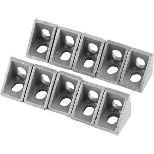 Unbranded 10pcs Aluminum Alloy L Shape Corner Bracket Right Unbranded 10pcs Aluminum Alloy L Shape Corner Bracket Right