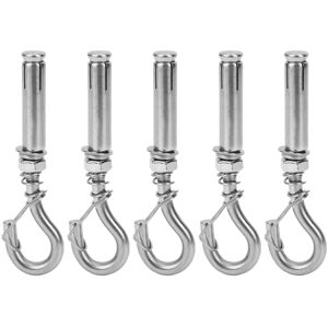 Unbranded 5Pcs Expansion Bolt Hook Screw Open Cup 304 Unbranded 5Pcs Expansion Bolt Hook Screw Open Cup 304