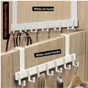 Unbranded (White, Long arm 6 hook) Wall Mounted Door Back Hook, Durable Sturdy Punch-free Unbranded (White, Long arm 6 hook) Wall Mounted Door Back Hook, Durable Sturdy Punch-free