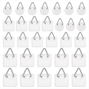Markenlos 30 Pack Adhesive Picture Hanger Picture Hanging Hooks Markenlos 30 Pack Adhesive Picture Hanger Picture Hanging Hooks