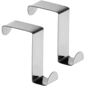 Unbranded 2-pack Door Hooks Stainless Steel, Reversible Over Door Cabinet Drawer Towel Coa Unbranded 2-pack Door Hooks Stainless Steel, Reversible Over Door Cabinet Drawer Towel Coa