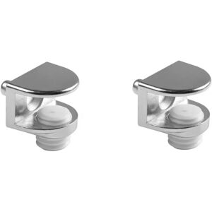 GTV 2 pcs Glass shelf bracket with Pin for panel 4-8mm GTV 2 pcs Glass shelf bracket with Pin for panel 4-8mm