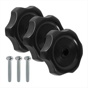 Unbranded 3 Pack Black 1inch Shaft RV Window and Vent Knob Unbranded 3 Pack Black 1inch Shaft RV Window and Vent Knob