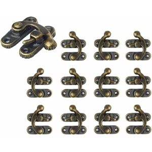 Unbranded Antique Vintage Latch for Wooden Boxes, Right Swing Arm Bronze Color Corrosion R Unbranded Antique Vintage Latch for Wooden Boxes, Right Swing Arm Bronze Color Corrosion R