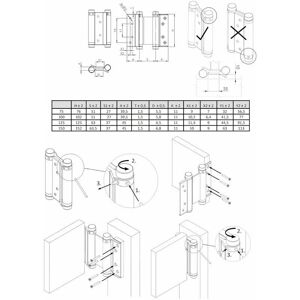 Unbranded Double Action Spring Hinges For Garden Cafe Doors, Stainless Steel Bidirectional Unbranded Double Action Spring Hinges For Garden Cafe Doors, Stainless Steel Bidirectional