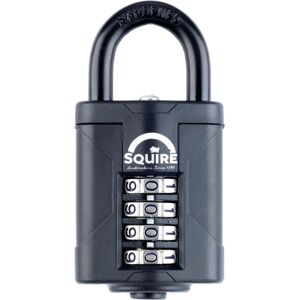 Squire Combination Padlock (CP40) - 40mm Wide Combination Padlock (Black) - Toug Squire Combination Padlock (CP40) - 40mm Wide Combination Padlock (Black) - Toug