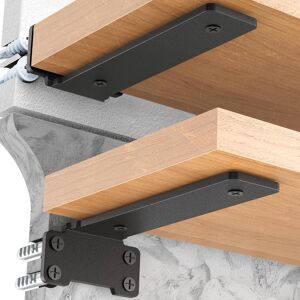 Yeabett 4 Pack Shelf Brackets 30cm, Heavy Duty Wall Brackets, 75kg Load Capacity Yeabett 4 Pack Shelf Brackets 30cm, Heavy Duty Wall Brackets, 75kg Load Capacity