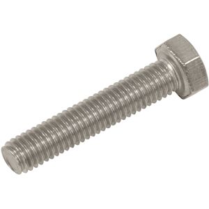 Sealey S525 Stainless Steel Hex Head Set Screw DIN 933 - M5 X 25 A2 - Pack of 50 Sealey S525 Stainless Steel Hex Head Set Screw DIN 933 - M5 X 25 A2 - Pack of 50